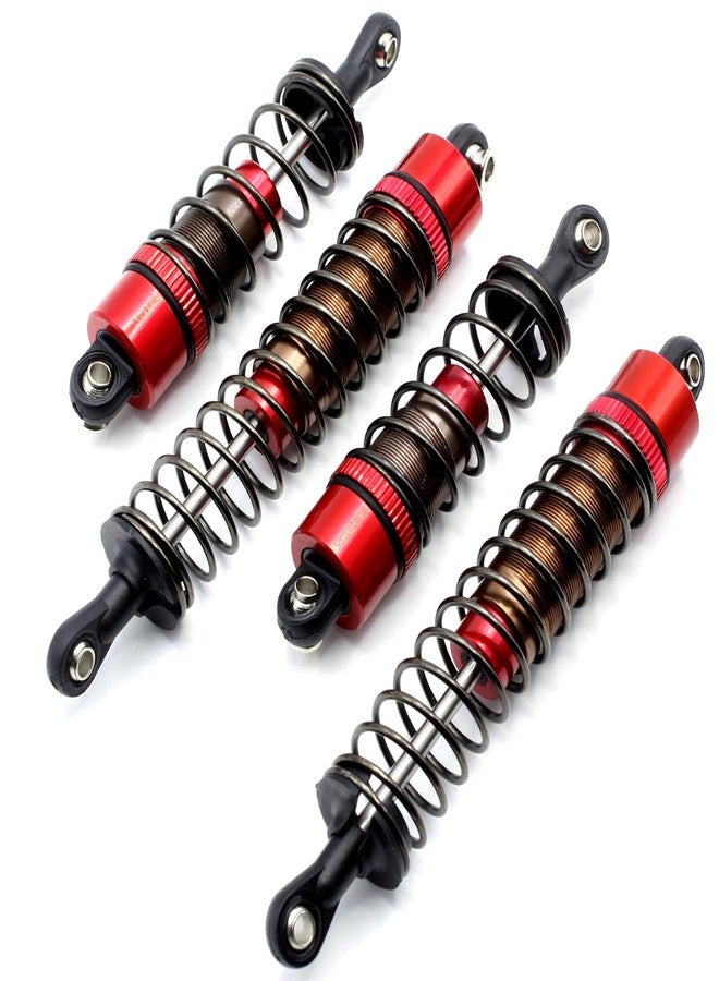 طقم ممتص صدمات HOBOHY 70 مم 95 مم مع مخمدات زيتية ملولبة لسيارات تامييا TT-02B DT-02 DT-03 1/10 RC قطع غيار للترقية (أحمر) - Image 5